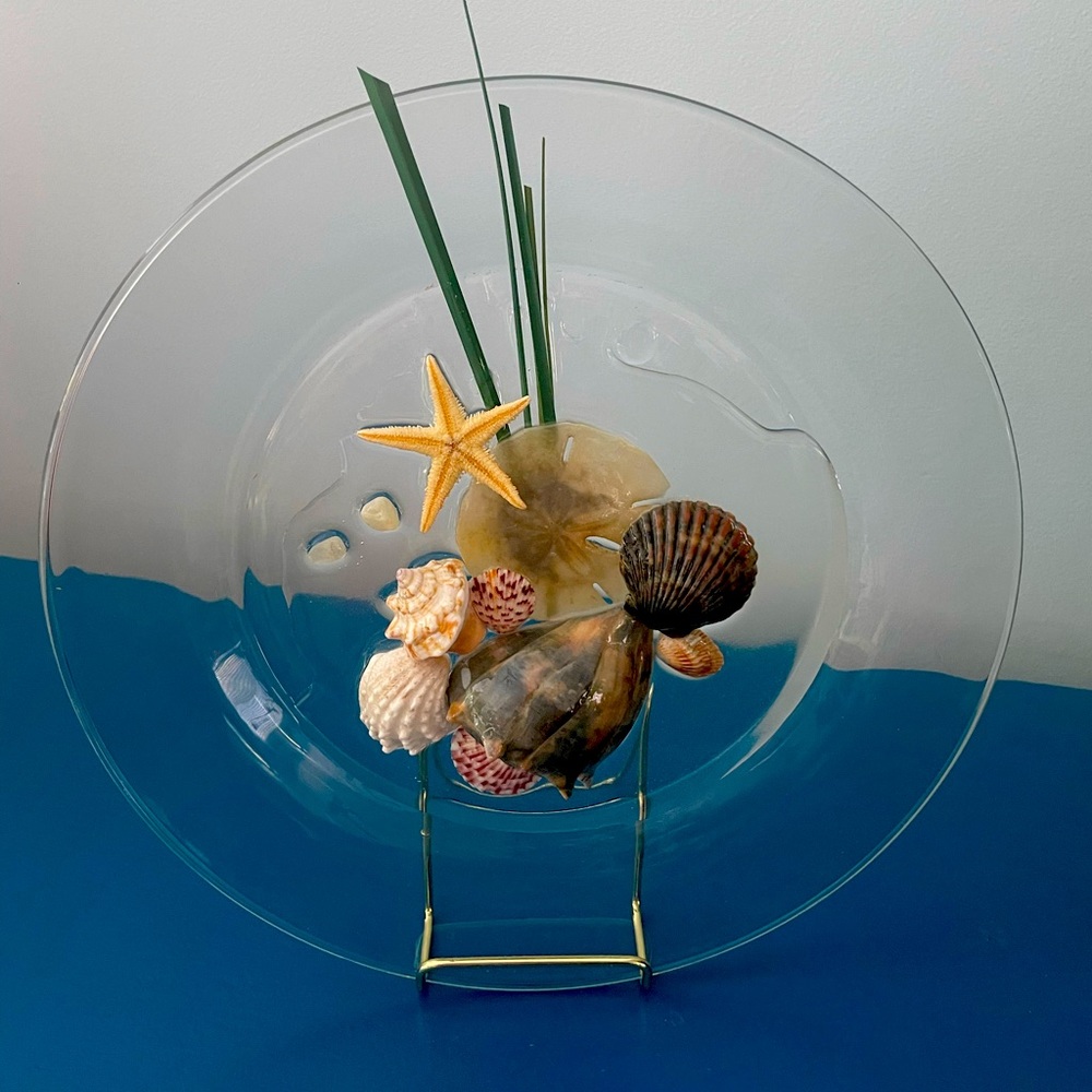 12 inch Seashell plate